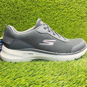 Skechers Go Walk 6 Mens Size 11 Gray White Athletic Running Shoes Sneakers